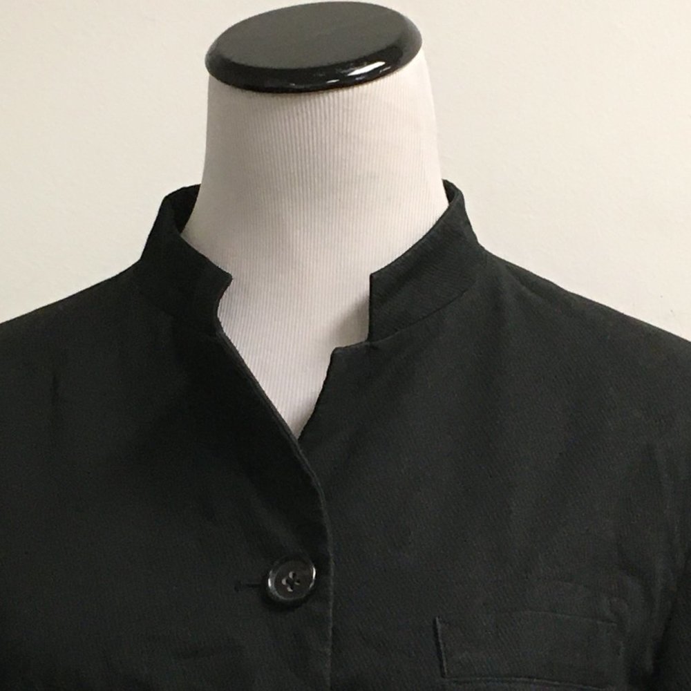 Jil Sander black cotton jacket blazer Italy 40 - Picture 2 of 8